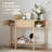 43.3'' Farmhouse Half Moon Console Table-1161319002