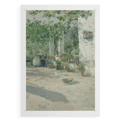 Vintage Floral Print CLVII -Canvas Print Only - NOT FRAMED