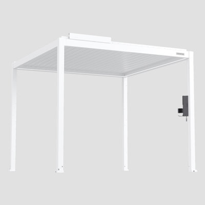 FlexPatio 10 pi. L 10 pi. Pergola d'extérieur motorisée D Power +