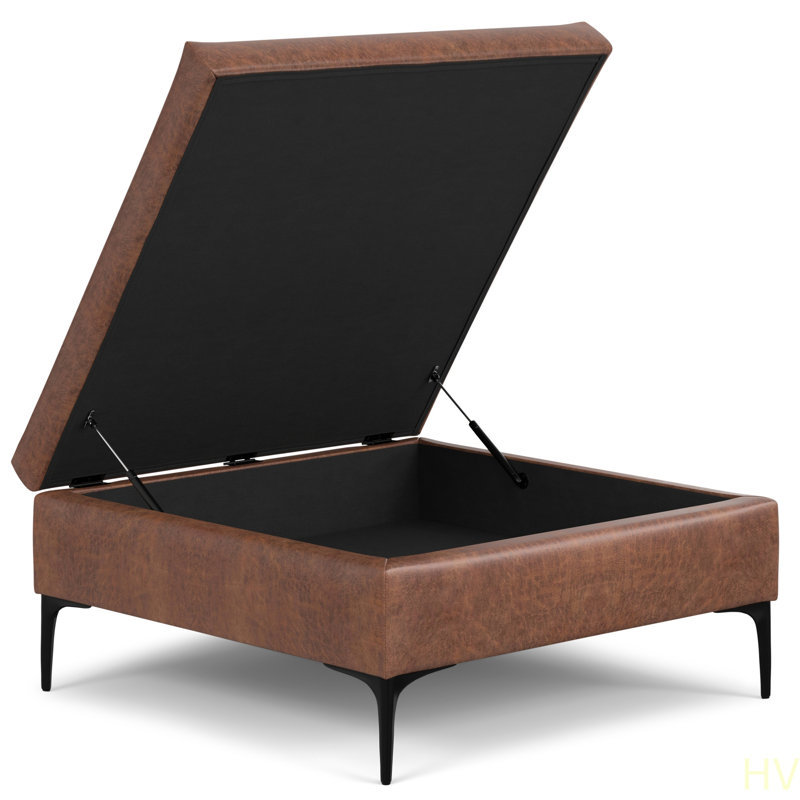 Repose-pieds de table avec couvercle relevable Rebecca