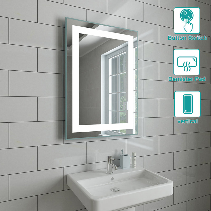 Bonniview Metal Flat Wall Mirror