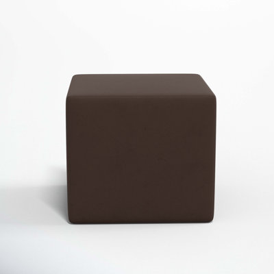 21" Linen Upholstered Ottoman