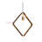 1 - Light Antique Brass Single Pendant
