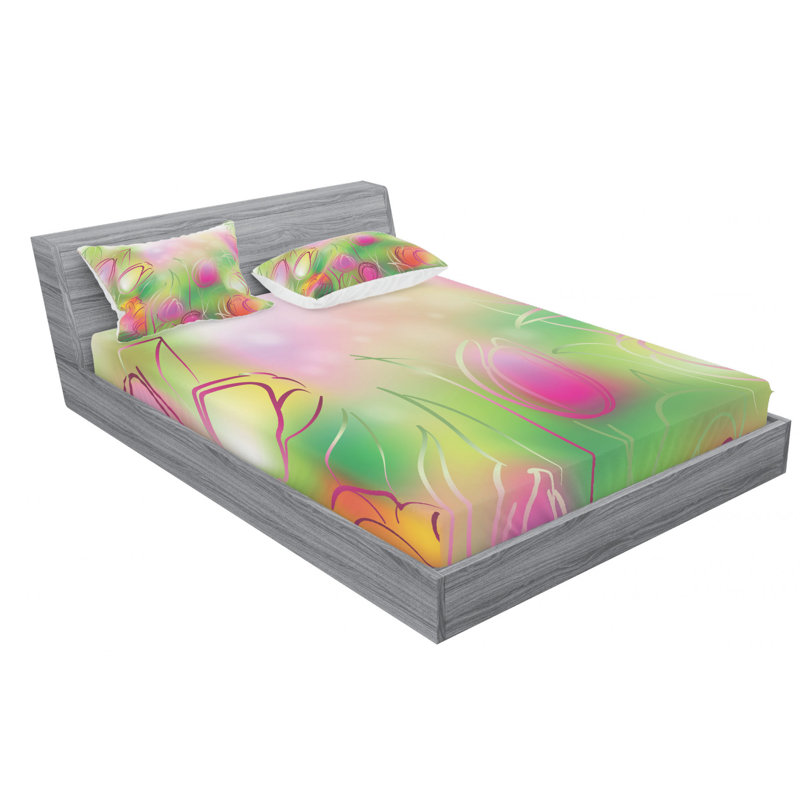 Microfiber Sheet Set, Full Sheet Set with Fitted Sheet