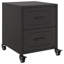 Anadalay 36cm W Steel Bedside Table-905989315