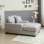 Chaise longue rembourrée Yulinda-322665944