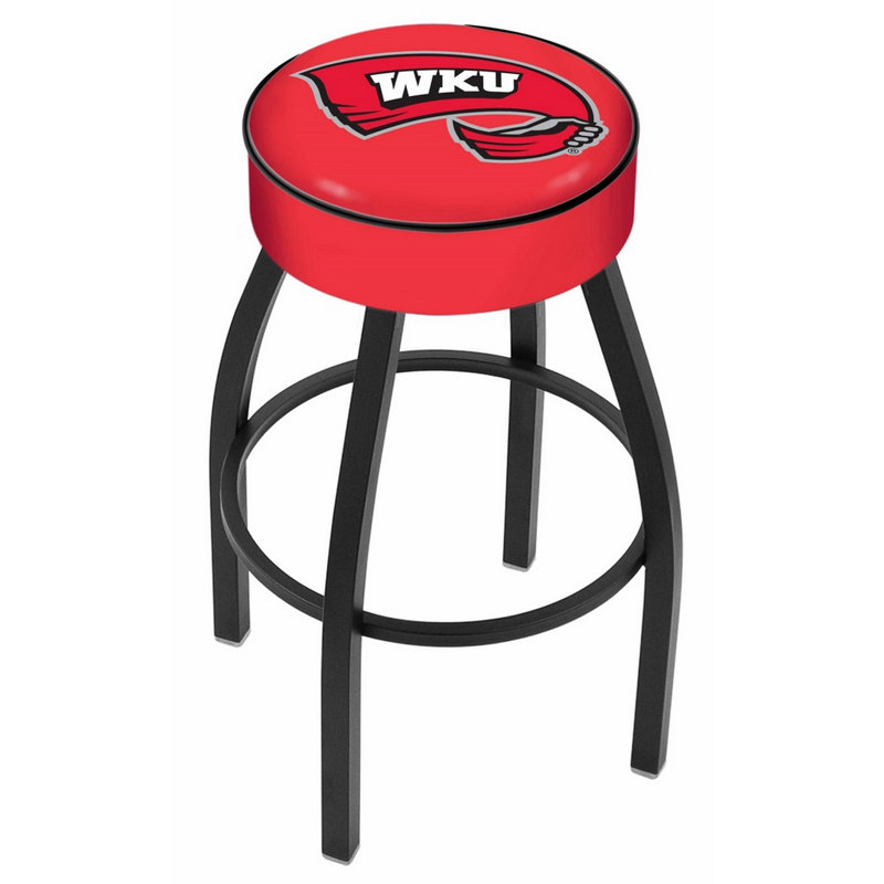 Tabouret de bar et de comptoir NCAA, Western Kentucky, Noir, Tabouret de bar (assise de 30 po de hauteur)