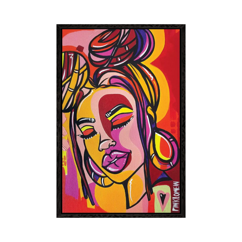 Miami by Pinklomein - Gallery-Wrapped Canvas Giclée on Canvas, Black Floater Frame, 66.04 cm H x 45.72 cm W