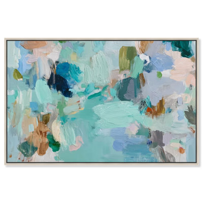 «Layers of Feeling II», art abstrait vert par Art Remedy