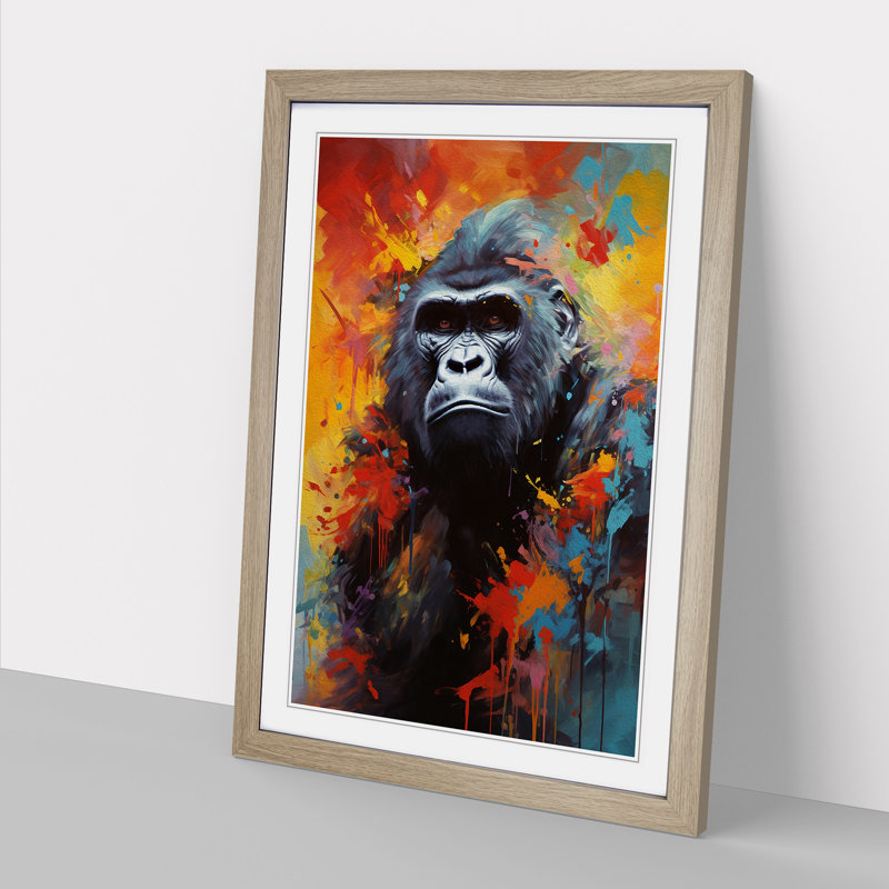 Gorilla Symbolism - Framed Print
