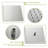 10" Wall Mounted Square Shower In Brushed Nickel - Waterfall Tub Spout, 3 Function, Rainfall Shower, Handheld Facility System Head, Appliance Kit-125519048