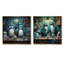 Chilly Penguins Laundry Room I - Ensemble de 2 reproductions d'art sur toile-511995784-511995778