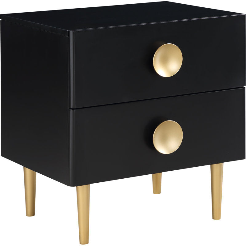 Zayne 22'' W Nightstand, Black