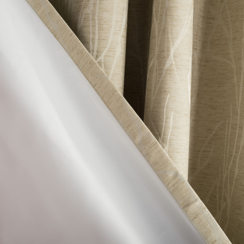 Panneau de rideau simple obscurcissant avec œillets Oates, l 52 po x L 84 po
