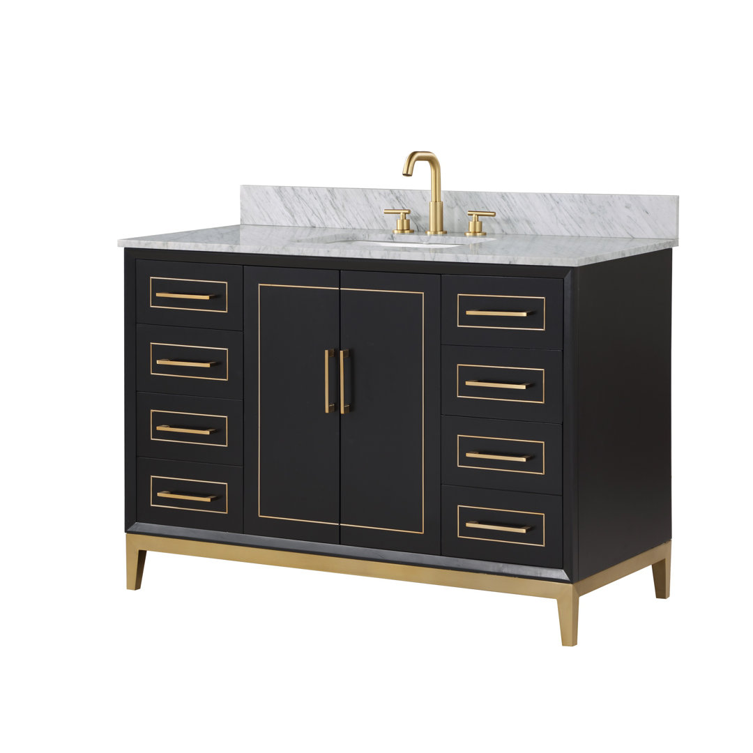 Gracie 48'' Single Bathroom Vanity with Top BEMMA Base 