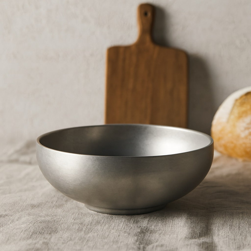 7" Stainless Steel Round Bowl