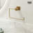 VIGO Meridian 3-Piece Matte Brushed Gold Bathroom Hardware Set with 24-in Towel Bar, Toilet Paper Holder and Hand Towel Holder-124871916