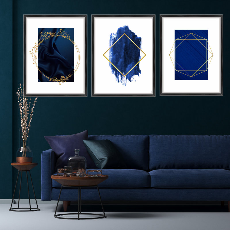 3 Piece No Frame Print Set, 42cm H x 29.7cm W x 0.01cm D
