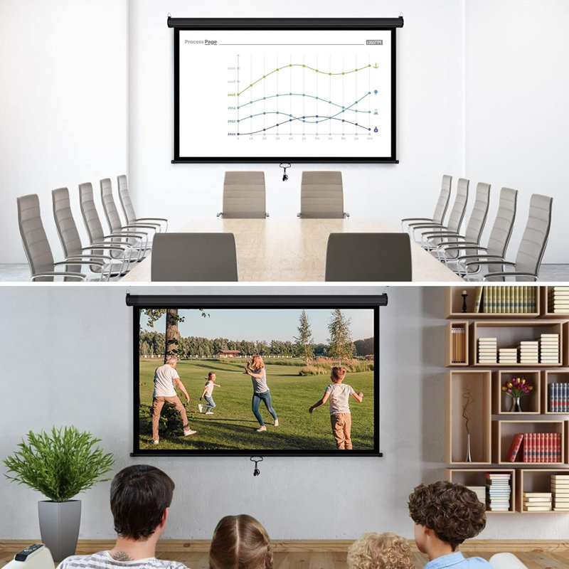 Écran de projection manuel Vivohome