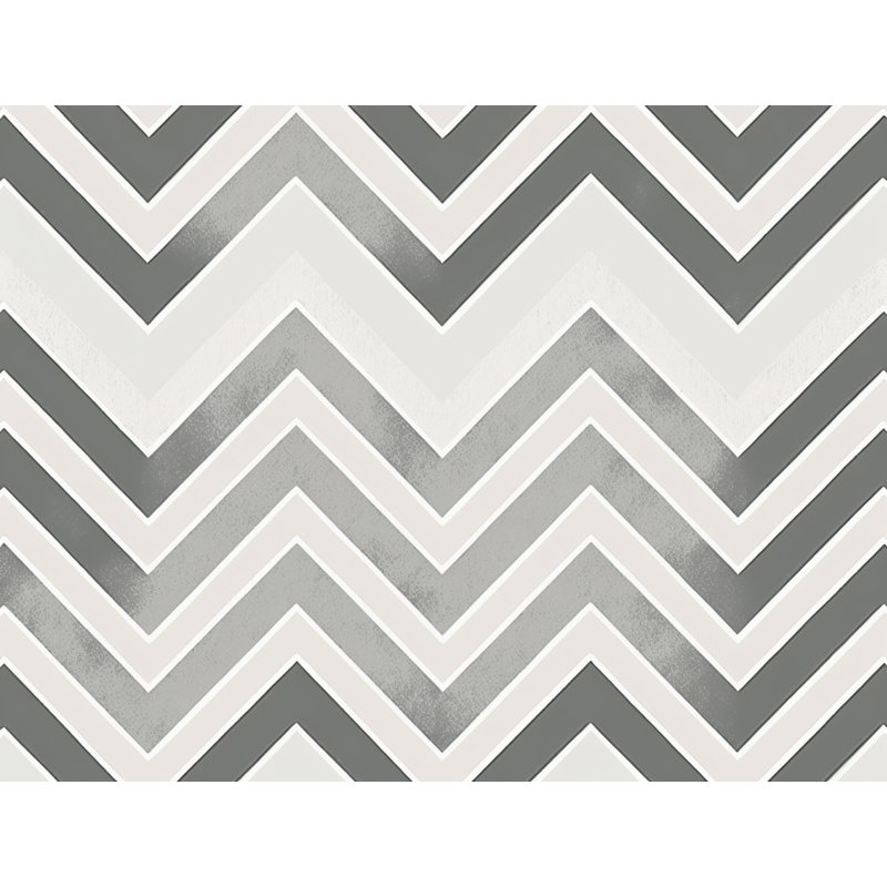 Chevron Comforter, Gray/White, Twin Extra Long Comforter