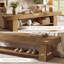 71" Extra Long Entryway Bench with Shoe Storage