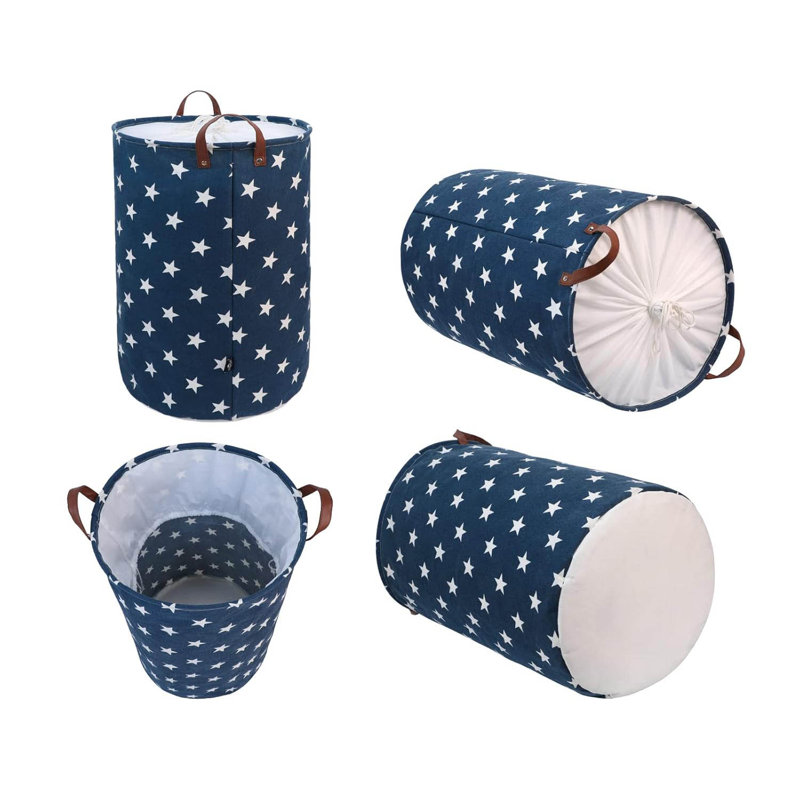 Laundry Hamper, Blue Star