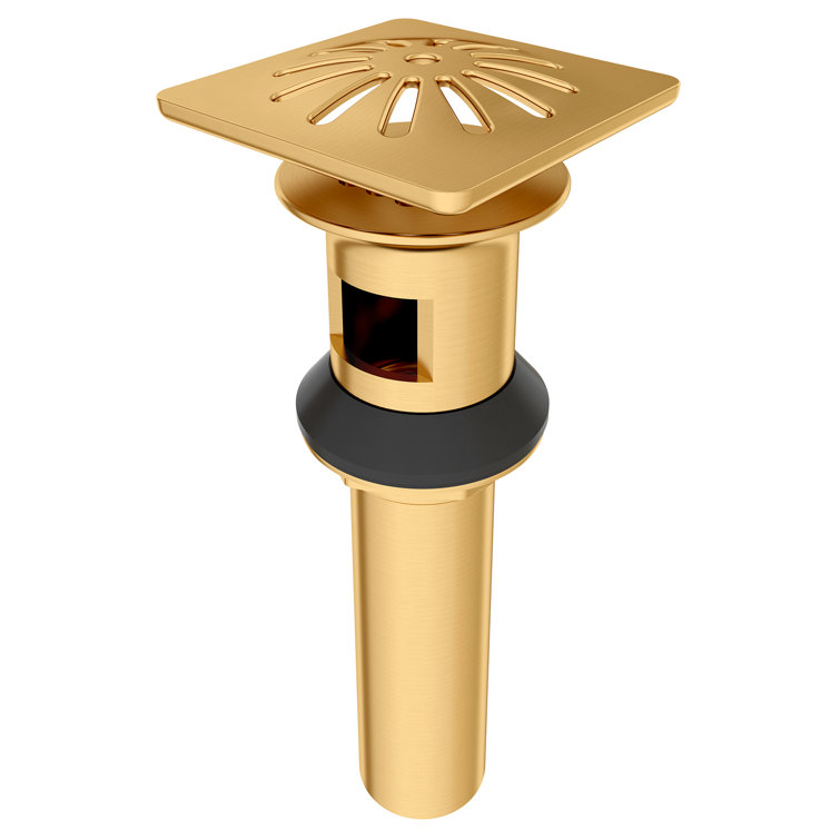 Decorative Grid Drain Assembly For Oak Hill