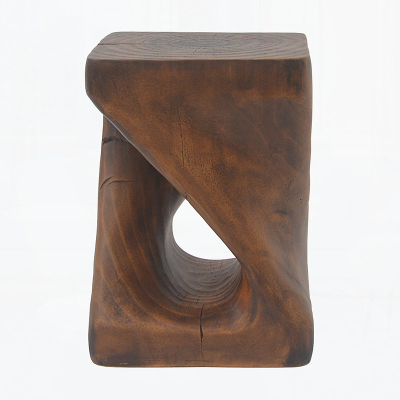 Outdoor MGO Side Table, Antique Brown