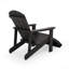 Chaise Adirondack avec repose-pieds dissimulé
