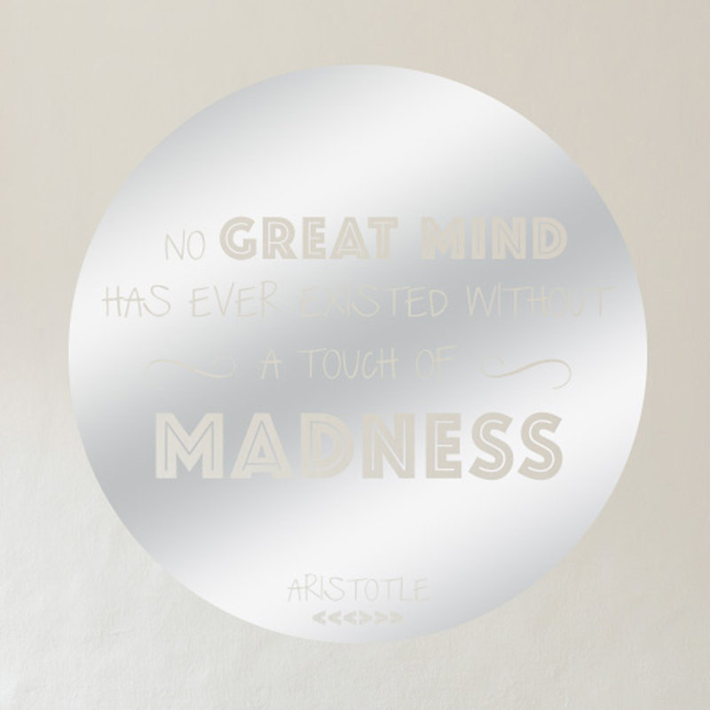 Religious & Spiritual Wall Decal, Shiny Silver