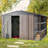 10 ft. W x 8 ft. D Metal Storage Shed