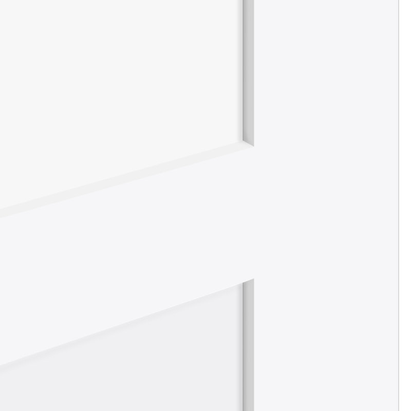 Primed 4-panel Solid Wood Interior Shaker Standard Door Without Bore Hole, 36" x 80"