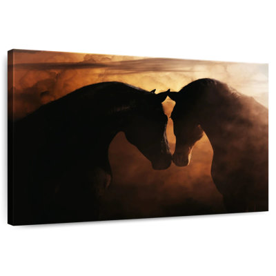 Brampt Horses In The Haze