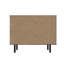 Armoire d'appoint Mid-Century moderne à 3 portes avec 4 tablettes Liam Liam-1948290967
