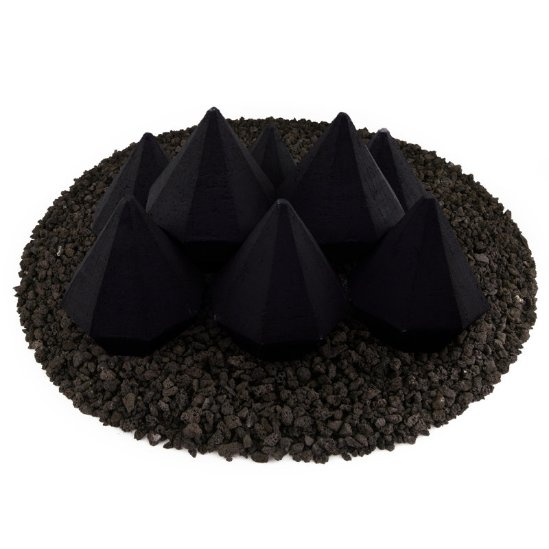 0.5 lb. 4 " Fire Pit Accessory, Midnight Black