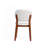 Hearth 5-Piece Solid Wood Dining Table Set for 4 with Upholstered Chairs