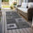 Cora Black Washable Indoor-Outdoor Rug - -618165205