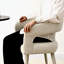 Hennigan Textured Fabric Dining Armchairs-1587192332