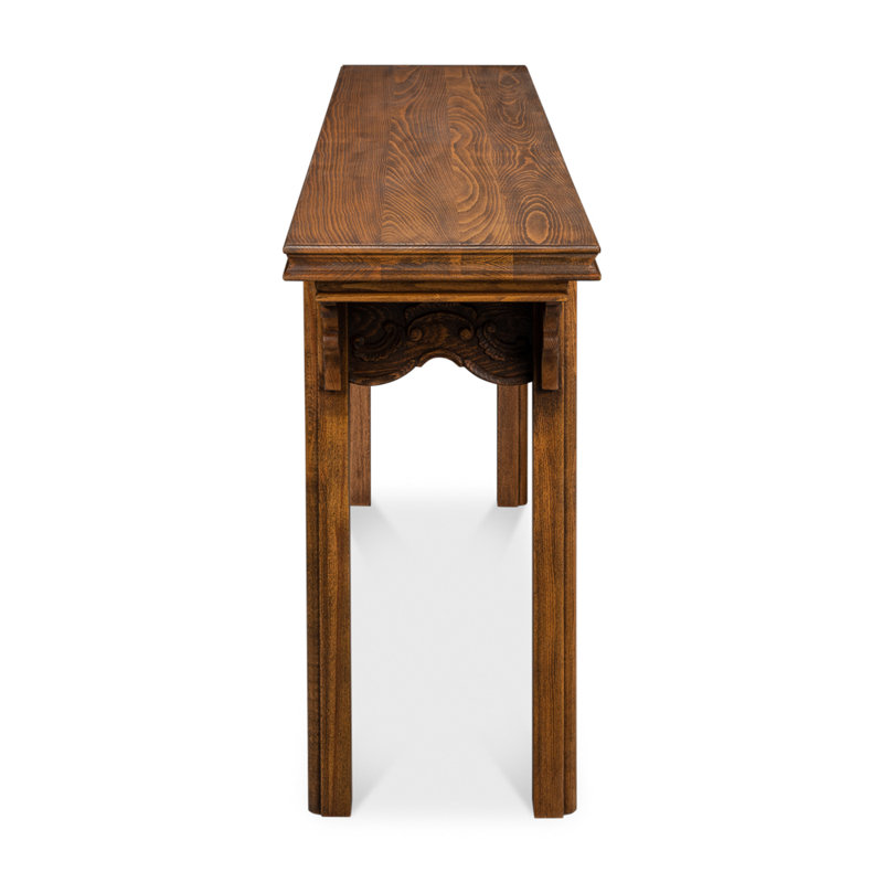 Equestrian 76'' W Solid Wood Console Table