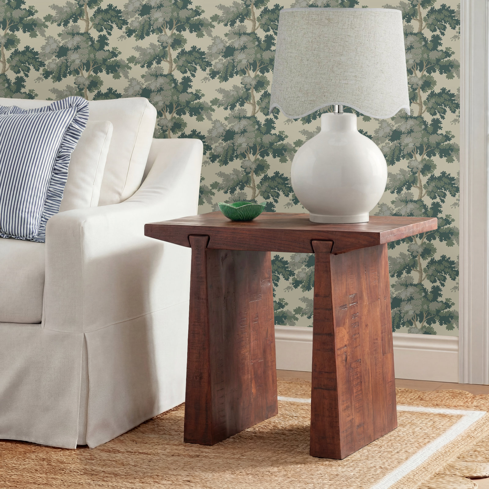 Janke 28" Acacia End Table