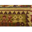 Tapis de zone en laine 3 pi 4 po x 5 pi 5 po one-of-kind noué la brown Doorfield