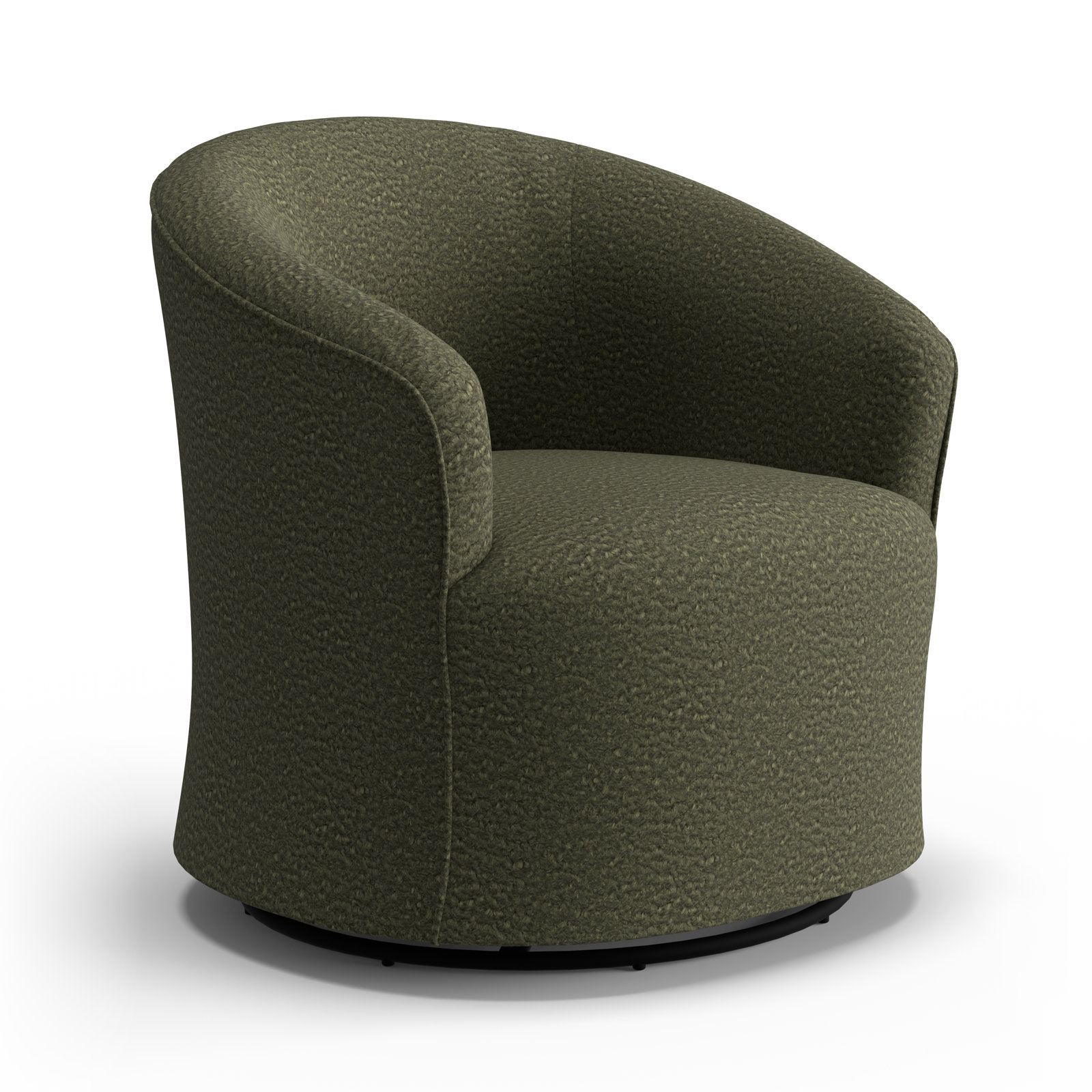 Jude Upholstered Swivel Nursery Chair, Fiona Olive Performance