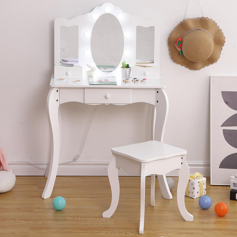 Coiffeuse Ileane, Blanc