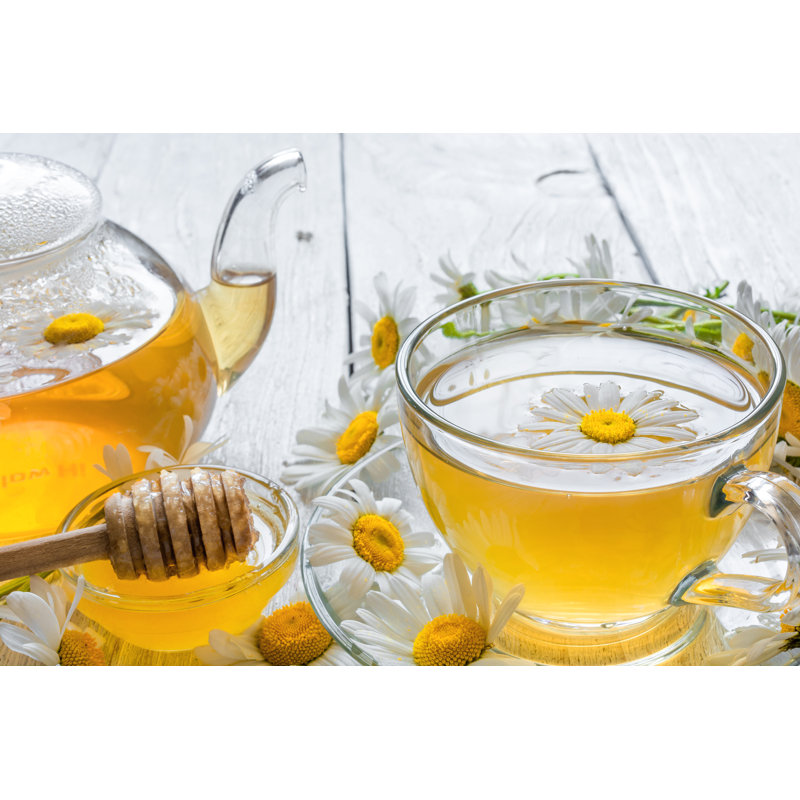 Herbal Tea - Wrapped Canvas Print, 20cm H x 30cm W x 3.8cm D
