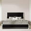 King Size Platform Bed Frame with Upholstered Headboard and 4 Storage Drawers-1953231579-1953231578