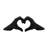 Millsap Ceramic Hand Heart Sculpture -898518982