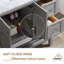 Ensemble de meuble-lavabo double 36 "avec miroir-82392968
