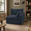 Fauteuil modulaire à gauche, siège d'appoint en mousse compressée