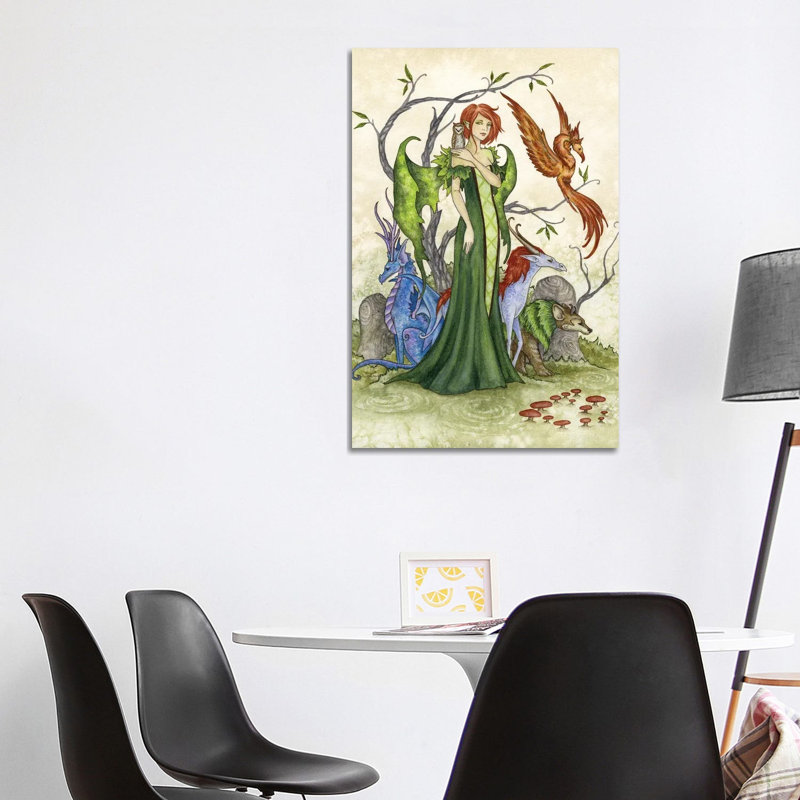Menagerie by Amy Brown - Wrapped Canvas Print, 101.6 cm H x 66.04 cm W x 1.91 cm D