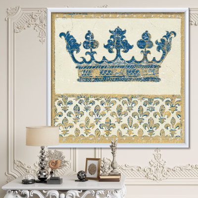 " Fleur De Lis Gold Crown "